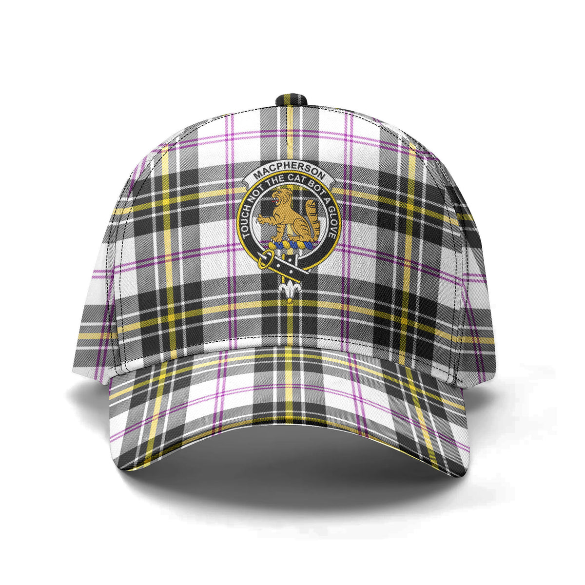 MacPherson Dress Modern Tartan Crest Classic Cap