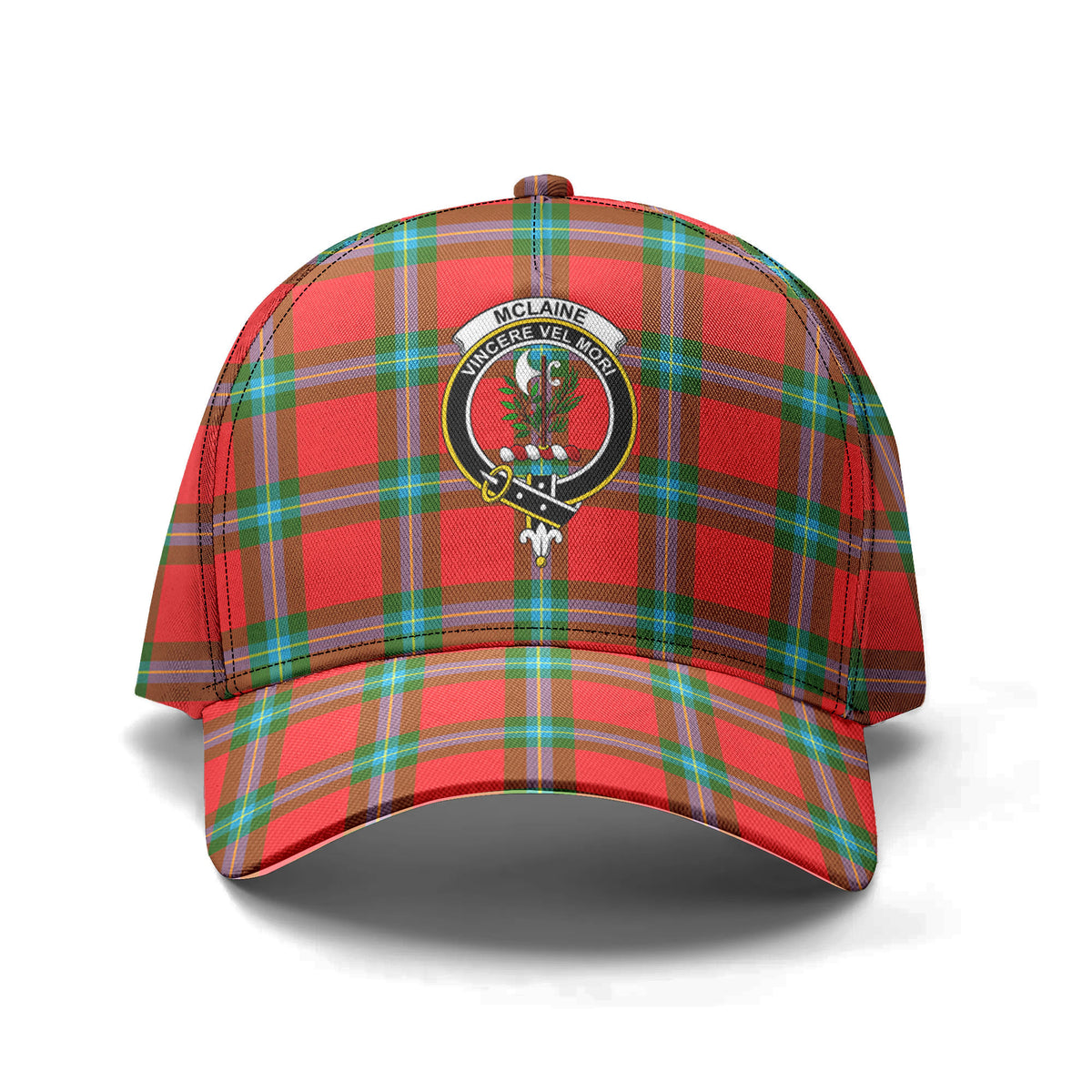 McLaine of Loch Buie Tartan Crest Classic Cap