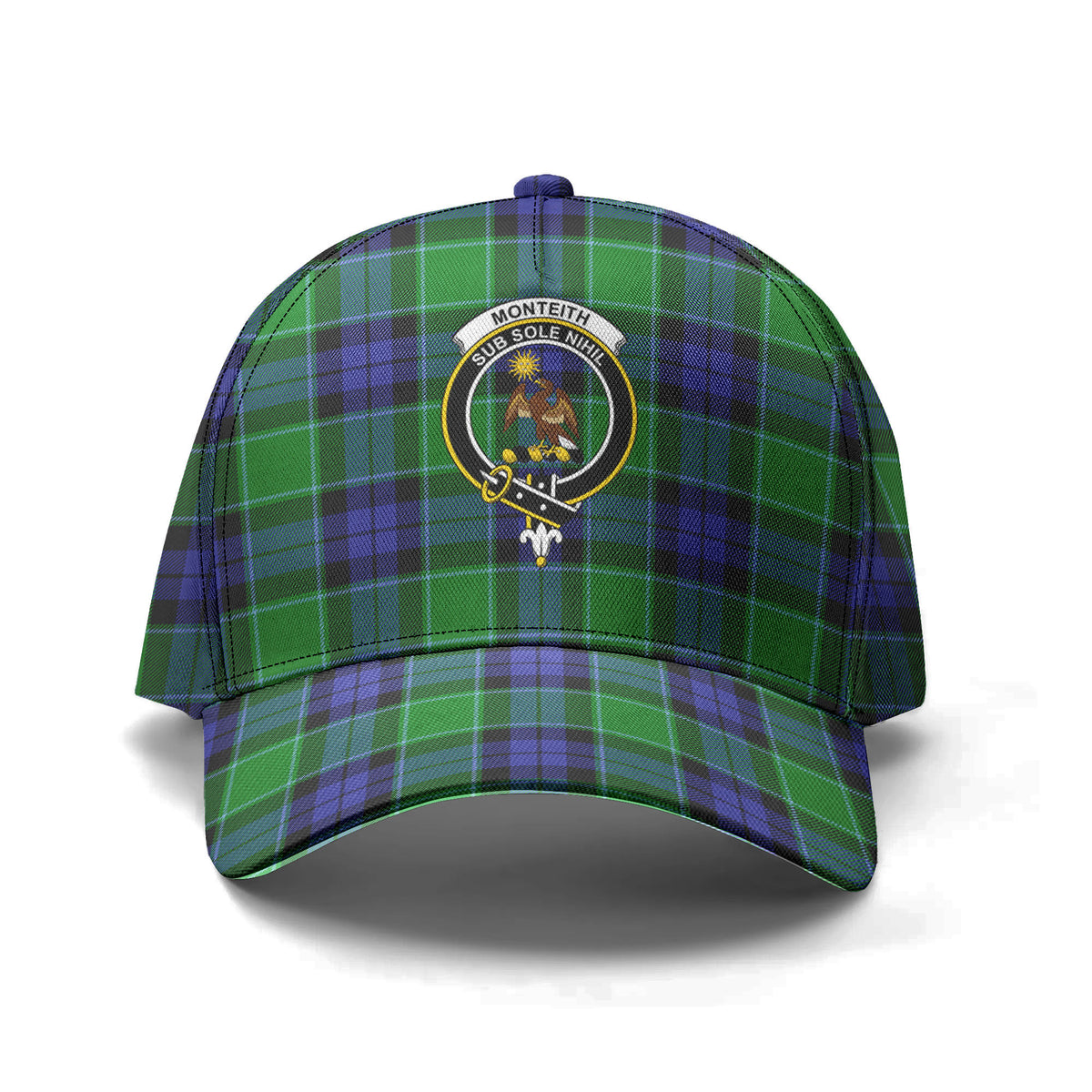 Monteith Tartan Crest Classic Cap