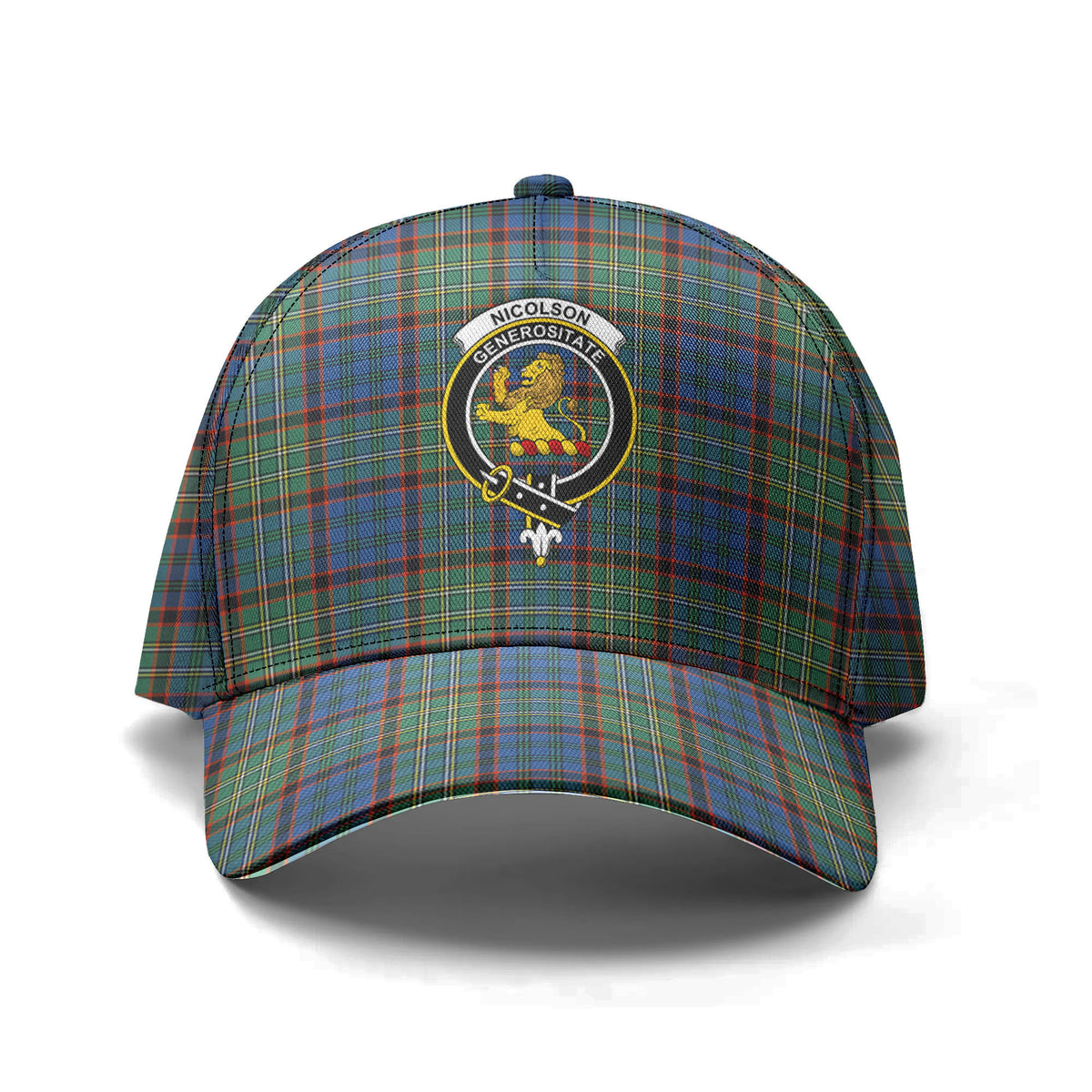 Nicolson Hunting Ancient Tartan Crest Classic Cap