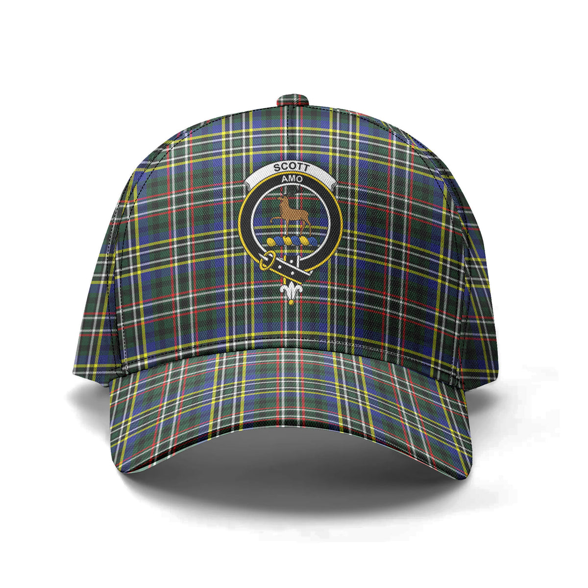 Scott Green Modern Tartan Crest Classic Cap