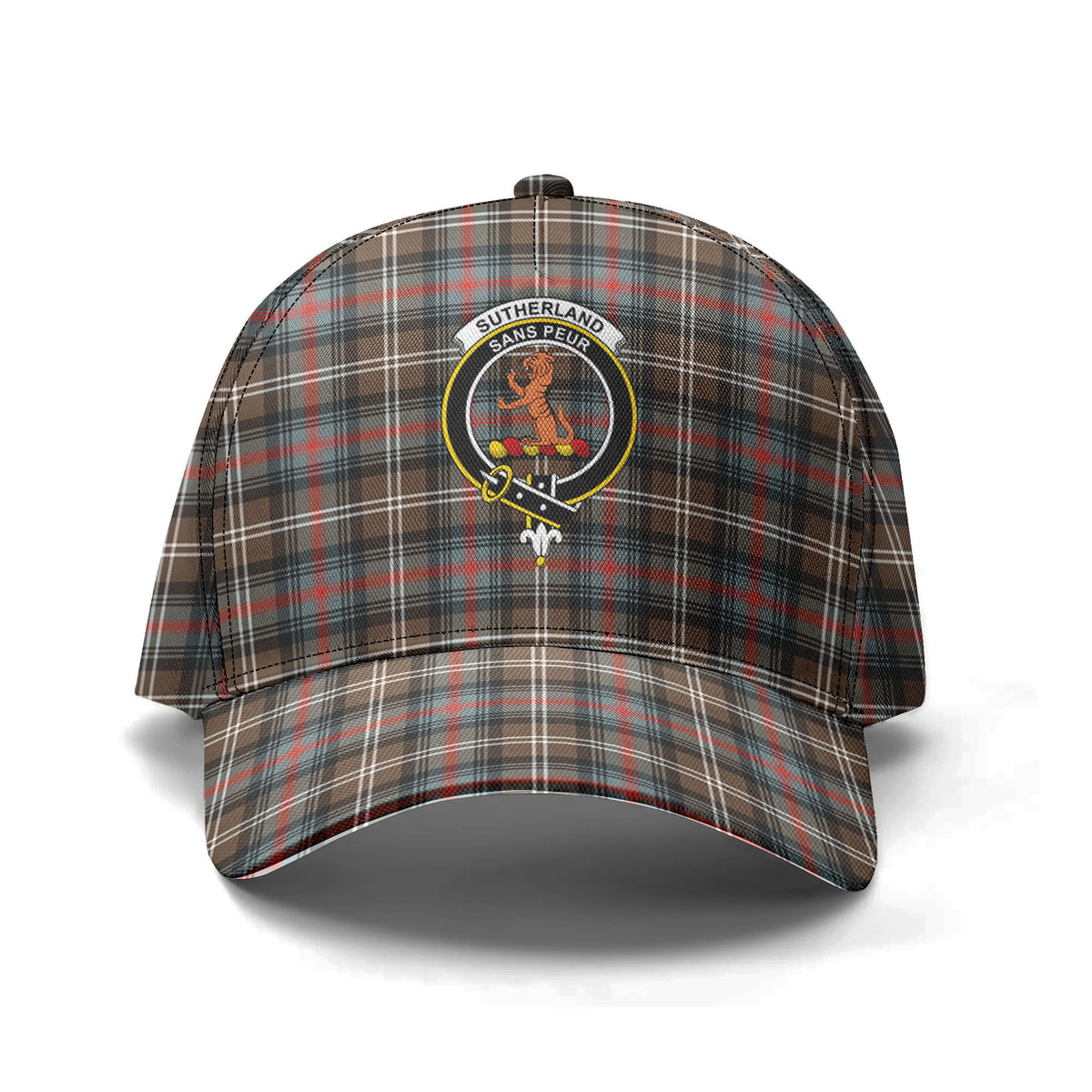 Sutherland Weathered Tartan Crest Classic Cap