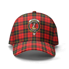 Wallace Hunting Red Tartan Crest Classic Cap