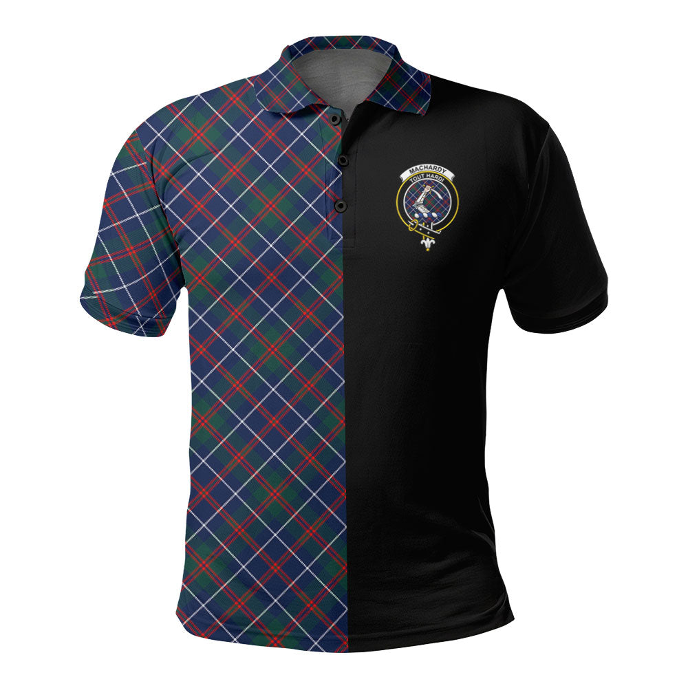 MacHardy Modern Tartan Polo Shirt Half of Me - Cross Style