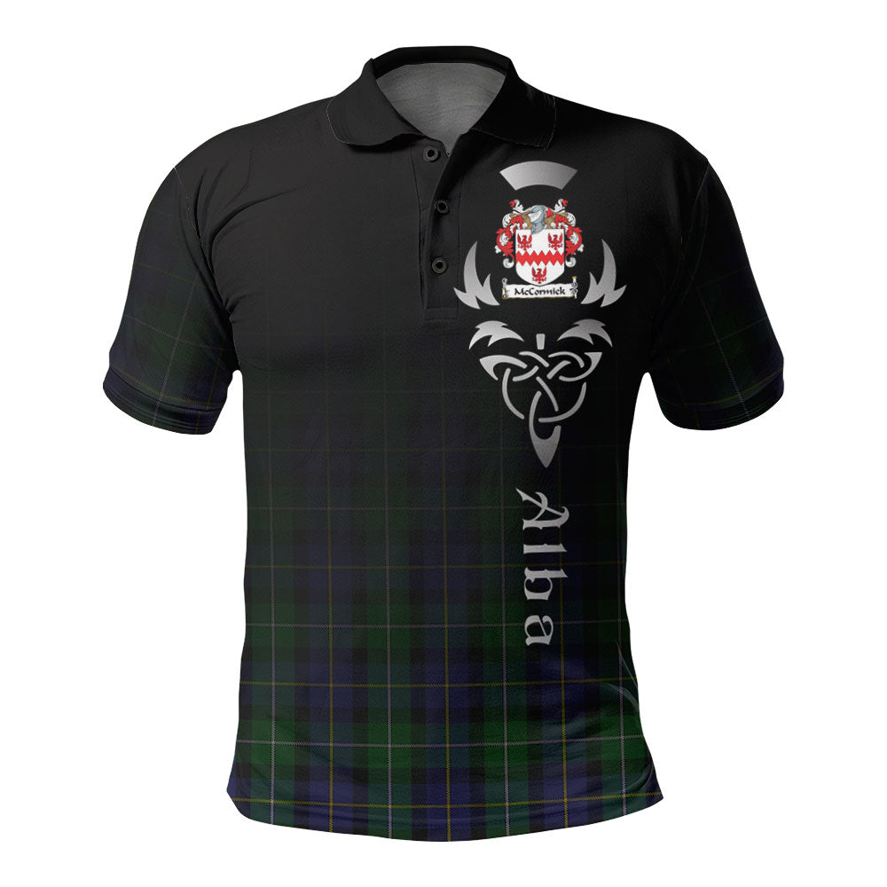 McCormick Tartan Polo Shirt - Alba Celtic Style – Scotsprint