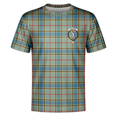 Balfour Blue Tartan Crest T-shirt