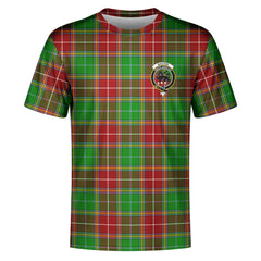 Baxter Modern Tartan Crest T-shirt