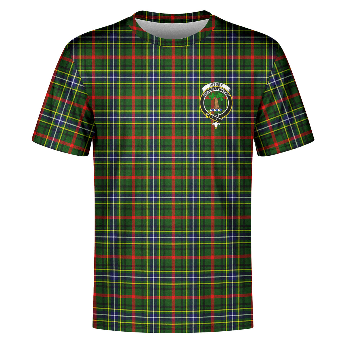 Bisset Tartan Crest T-shirt