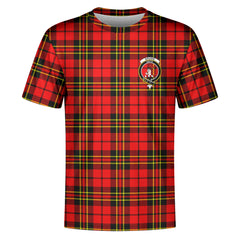 Brodie Modern Tartan Crest T-shirt