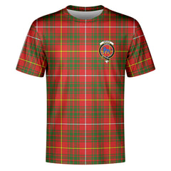 Bruce Modern Tartan Crest T-shirt