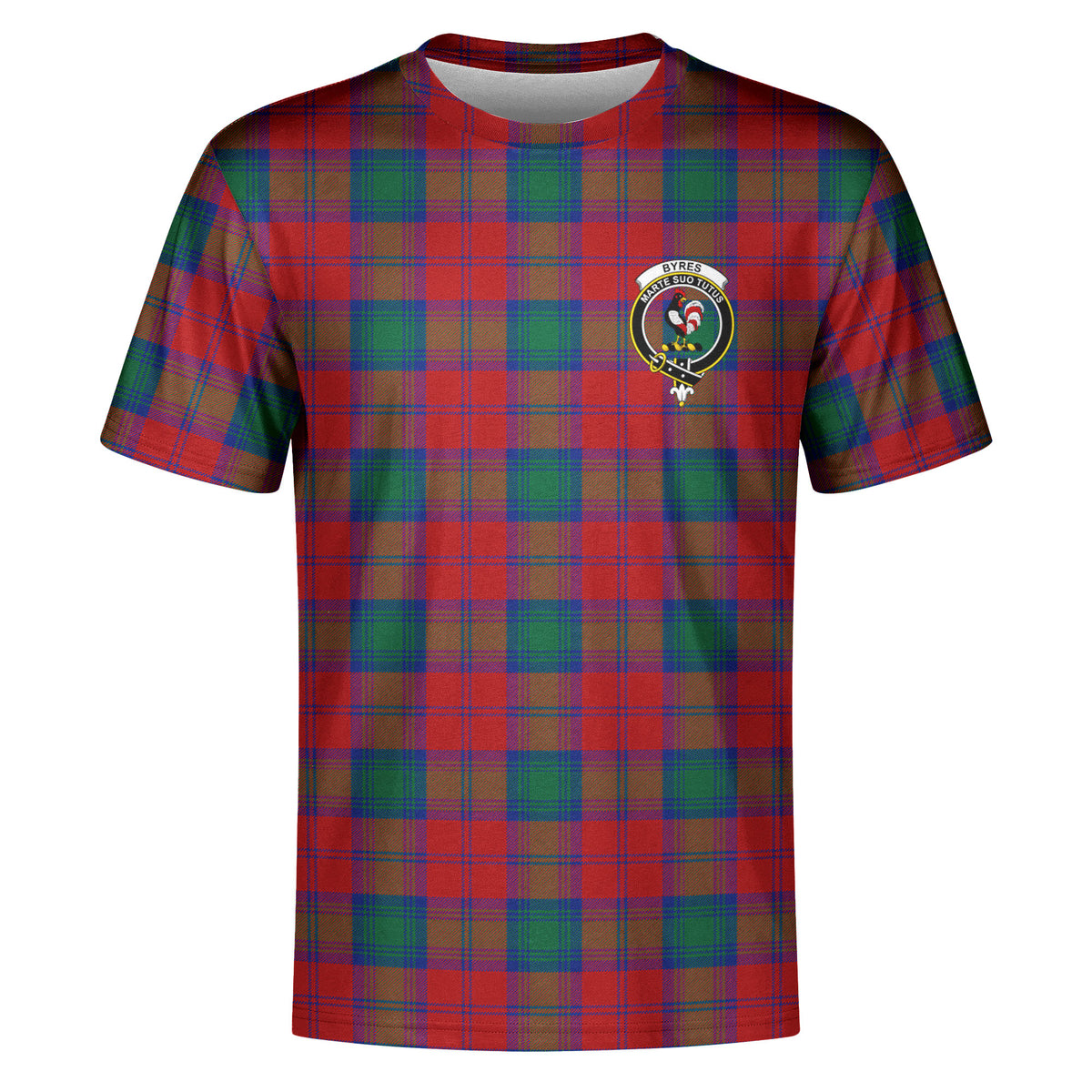 Byres Tartan Crest T-shirt