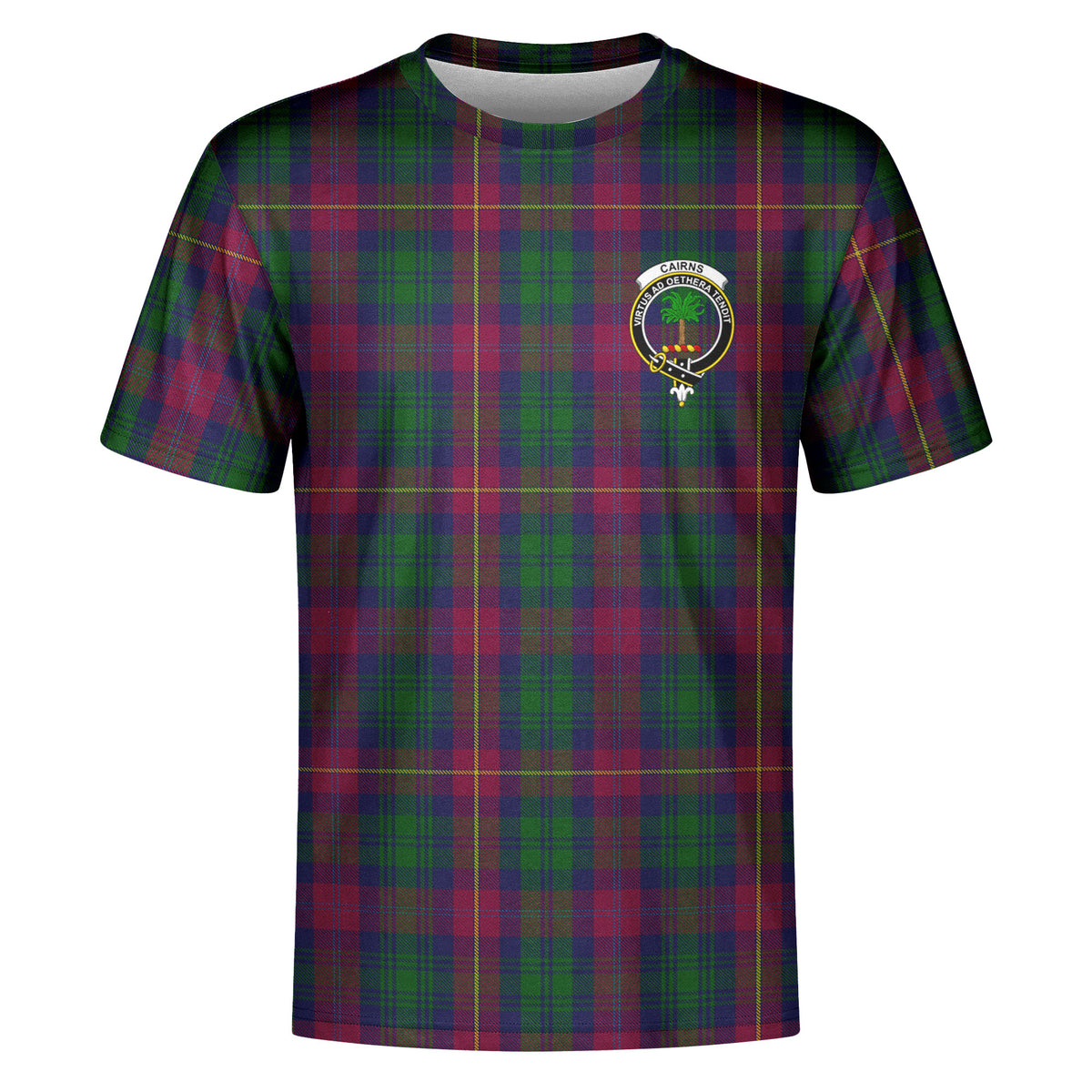 Cairns Tartan Crest T-shirt