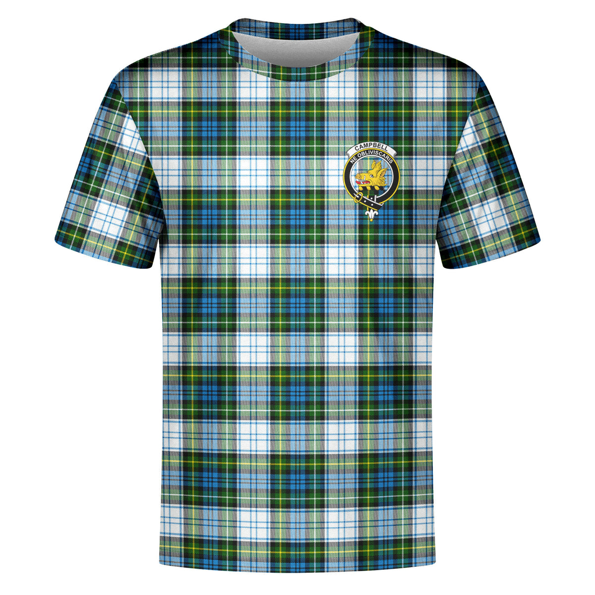 Campbell Dress Tartan Crest T-shirt