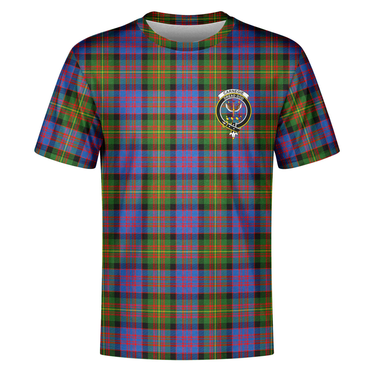 Carnegie Ancient Tartan Crest T-shirt