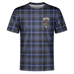 Clark Modern Tartan Crest T-shirt