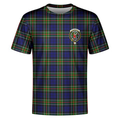 Colquhoun Modern Tartan Crest T-shirt