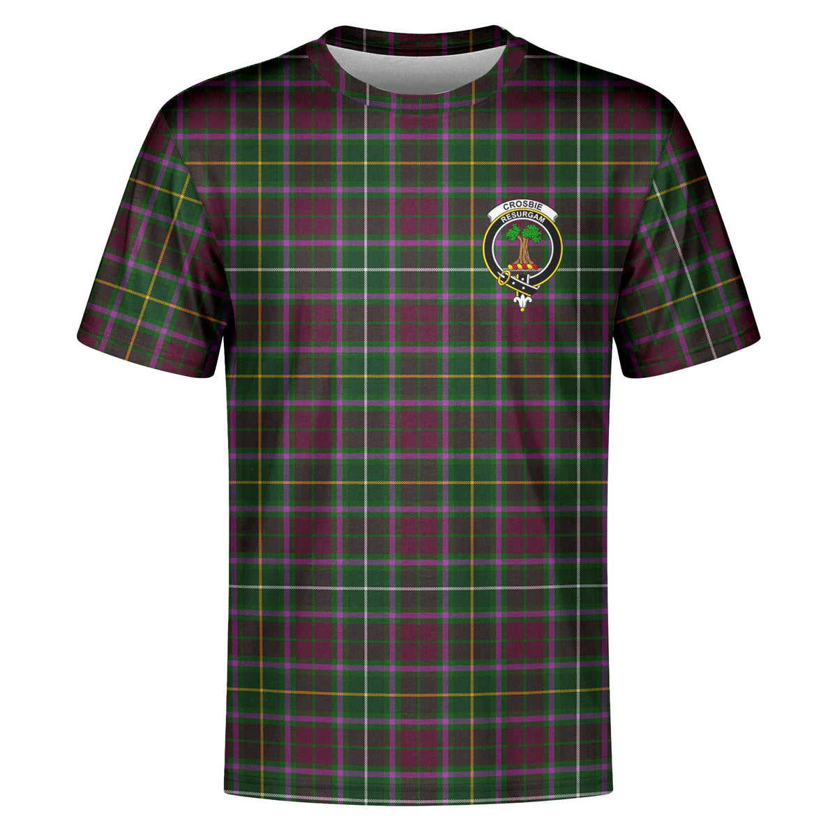 Crosbie Tartan Crest T-shirt