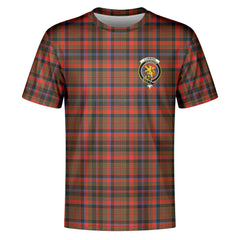 Cumming Hunting Weathered Tartan Crest T-shirt