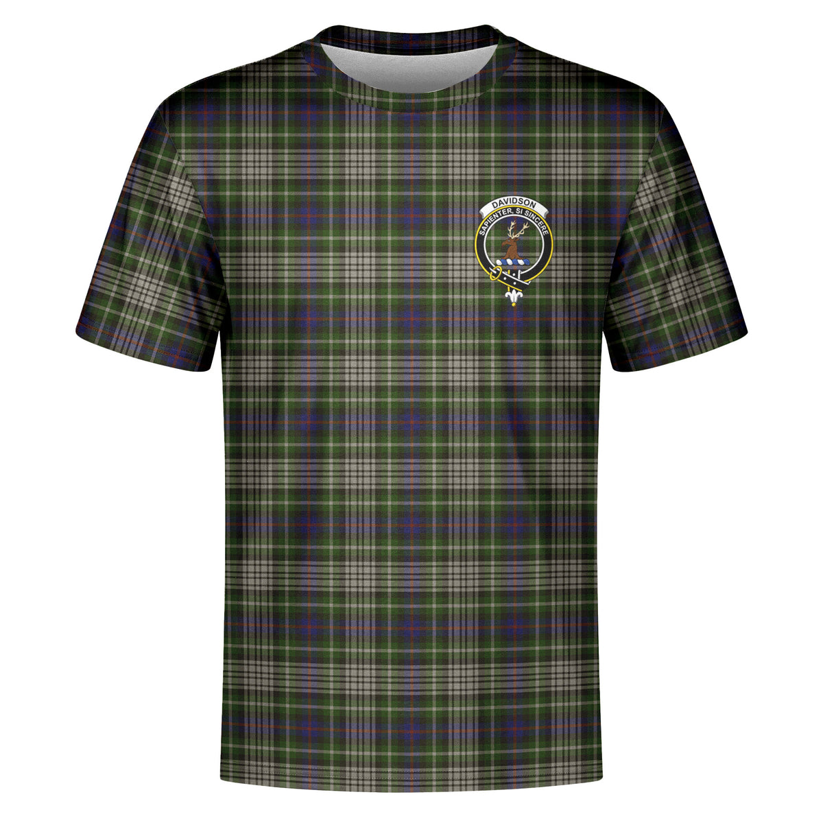 Davidson Tulloch Dress Tartan Crest T-shirt