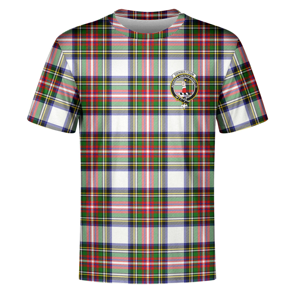 Dennistoun Tartan Crest T-shirt