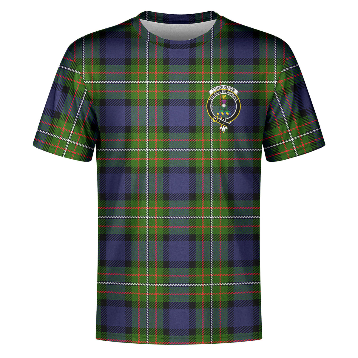 Fergusson Modern Tartan Crest T-shirt