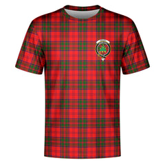 Grant Modern Tartan Crest T-shirt