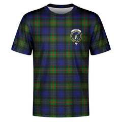 Gunn Modern Tartan Crest T-shirt