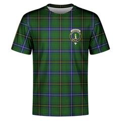 Henderson Modern Tartan Crest T-shirt