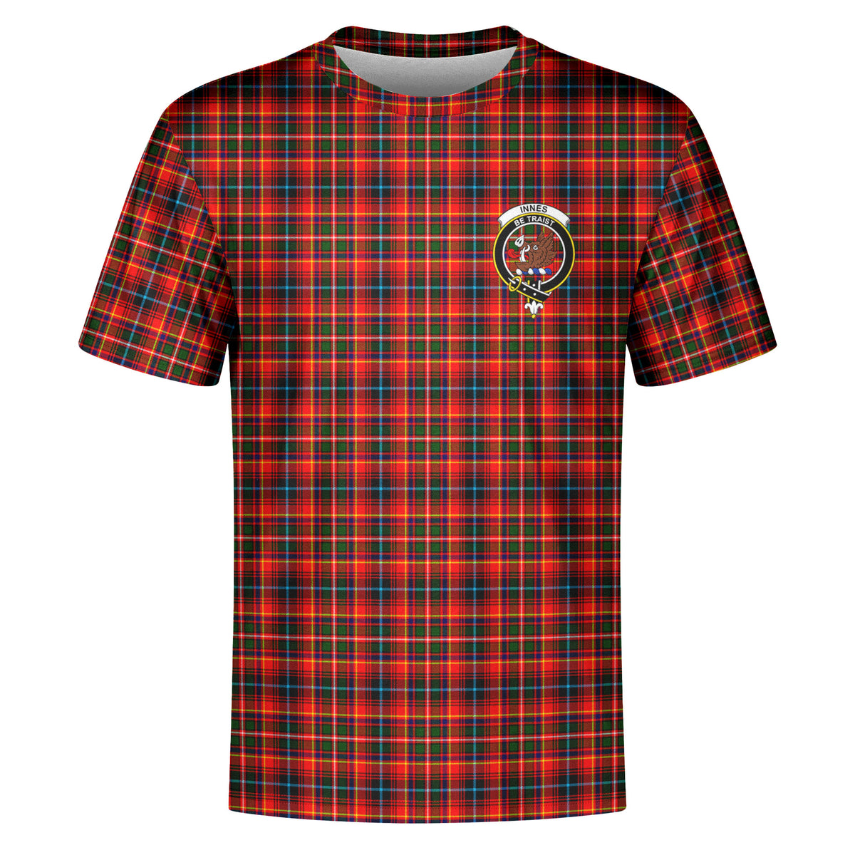 Innes Modern Tartan Crest T-shirt