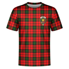 Kerr Modern Tartan Crest T-shirt