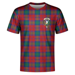 Lindsay Modern Tartan Crest T-shirt