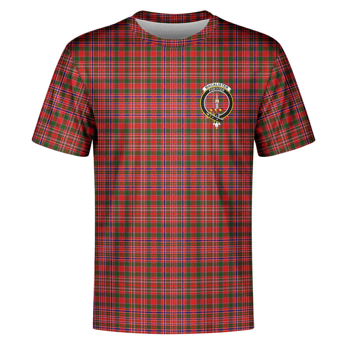 MacAlister Modern Tartan Crest T-shirt