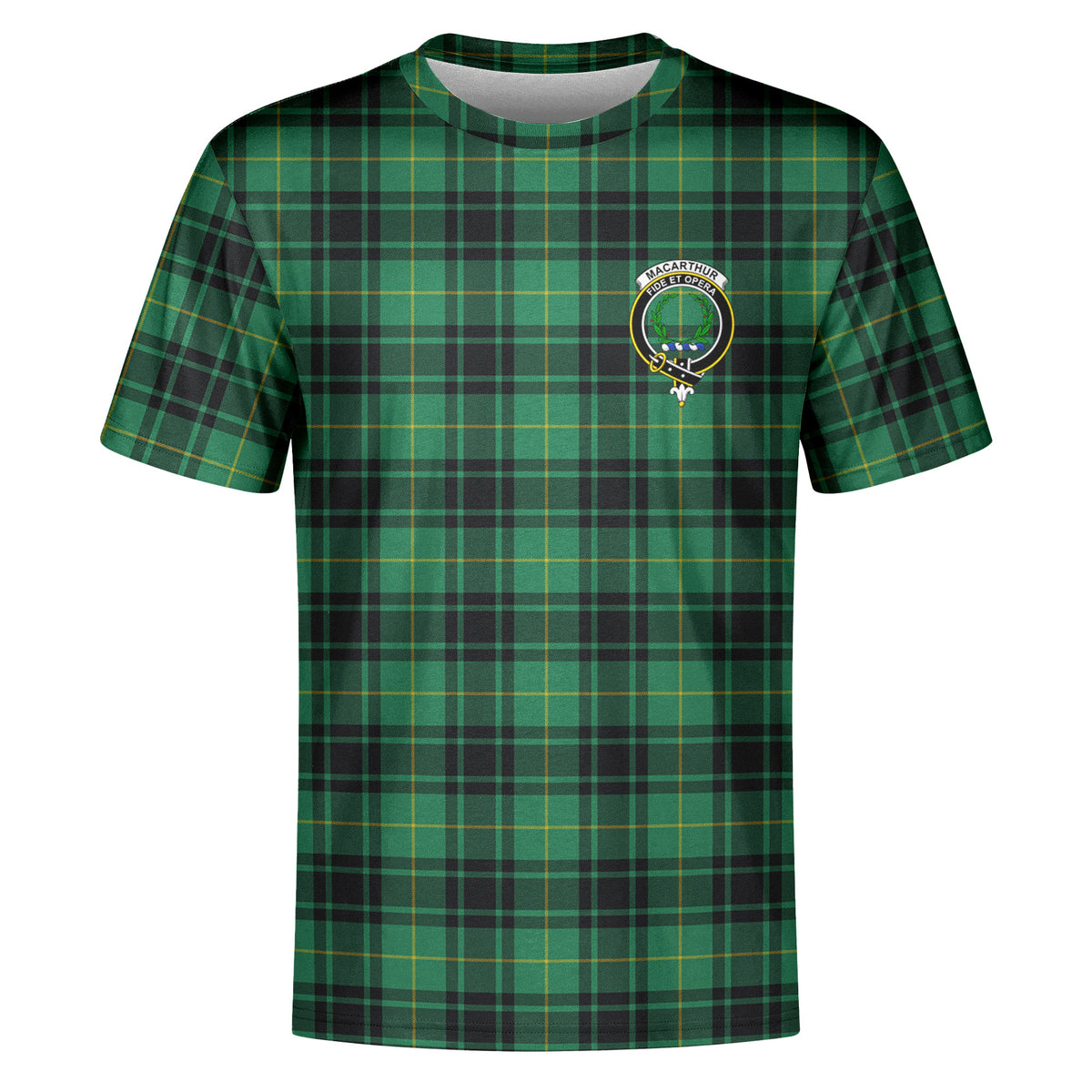 MacArthur Ancient Tartan Crest T-shirt