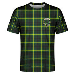 MacArthur Modern Tartan Crest T-shirt