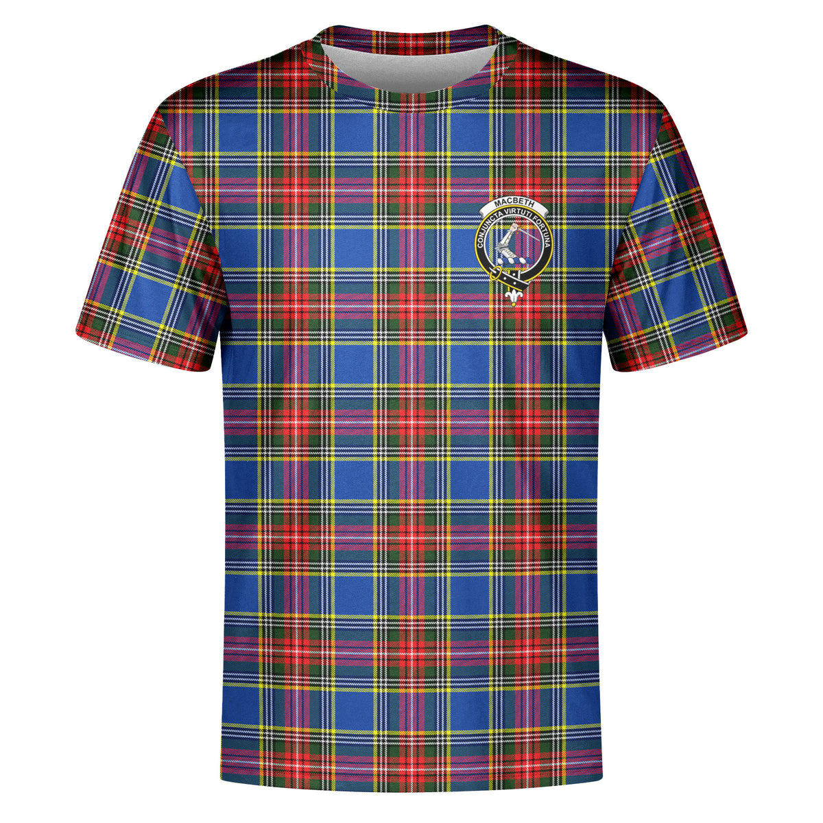 MacBeth Modern Tartan Crest T-shirt