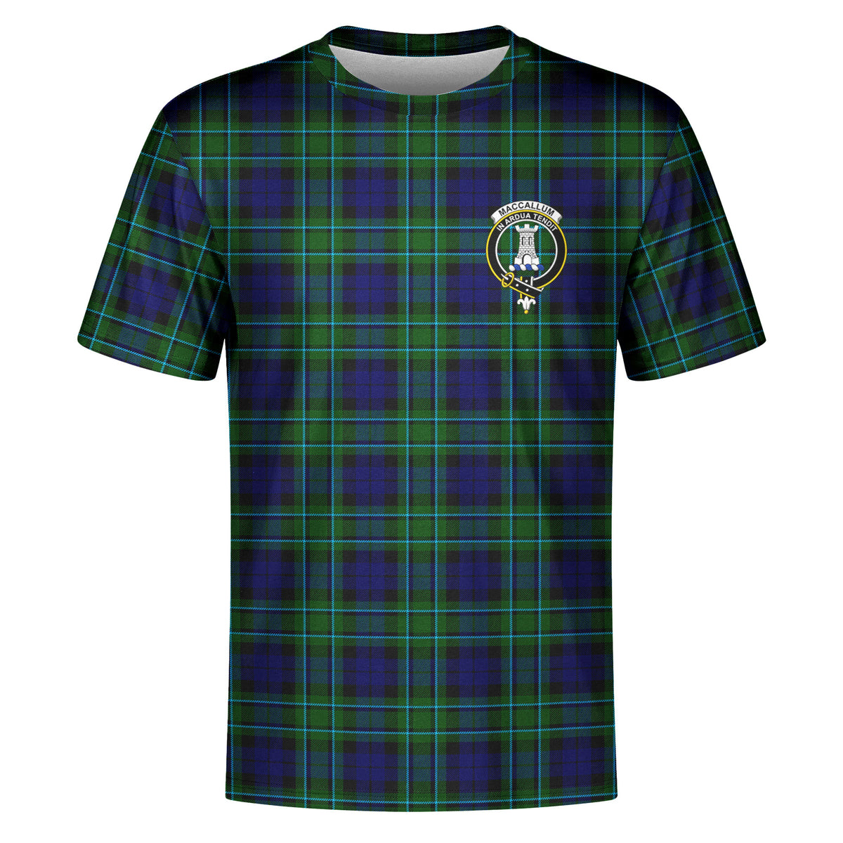 MacCallum Modern Tartan Crest T-shirt