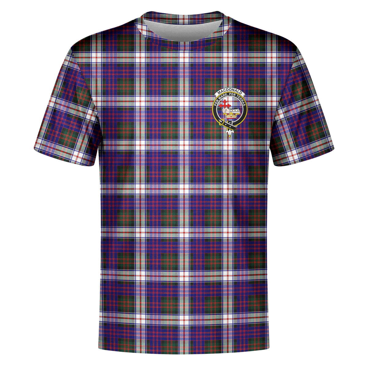 MacDonald Dress Modern Tartan Crest T-shirt