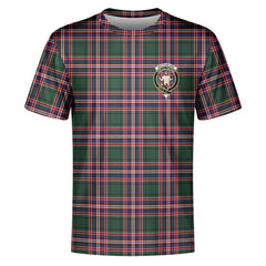 MacFarlane Hunting Modern Tartan Crest T-shirt