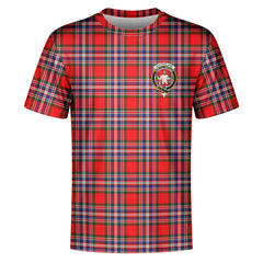 MacFarlane Modern Tartan Crest T-shirt