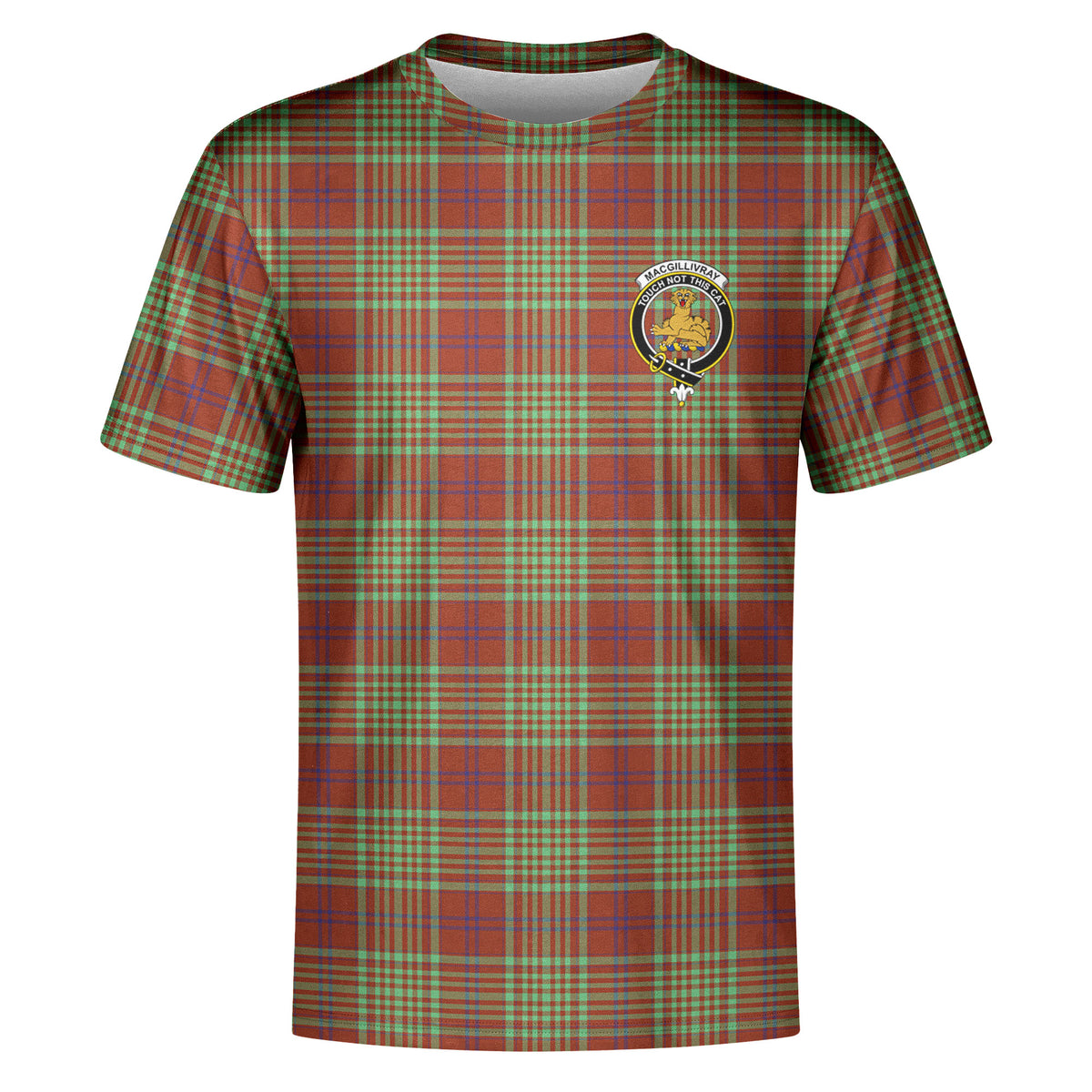 MacGillivray Hunting Ancient Tartan Crest T-shirt