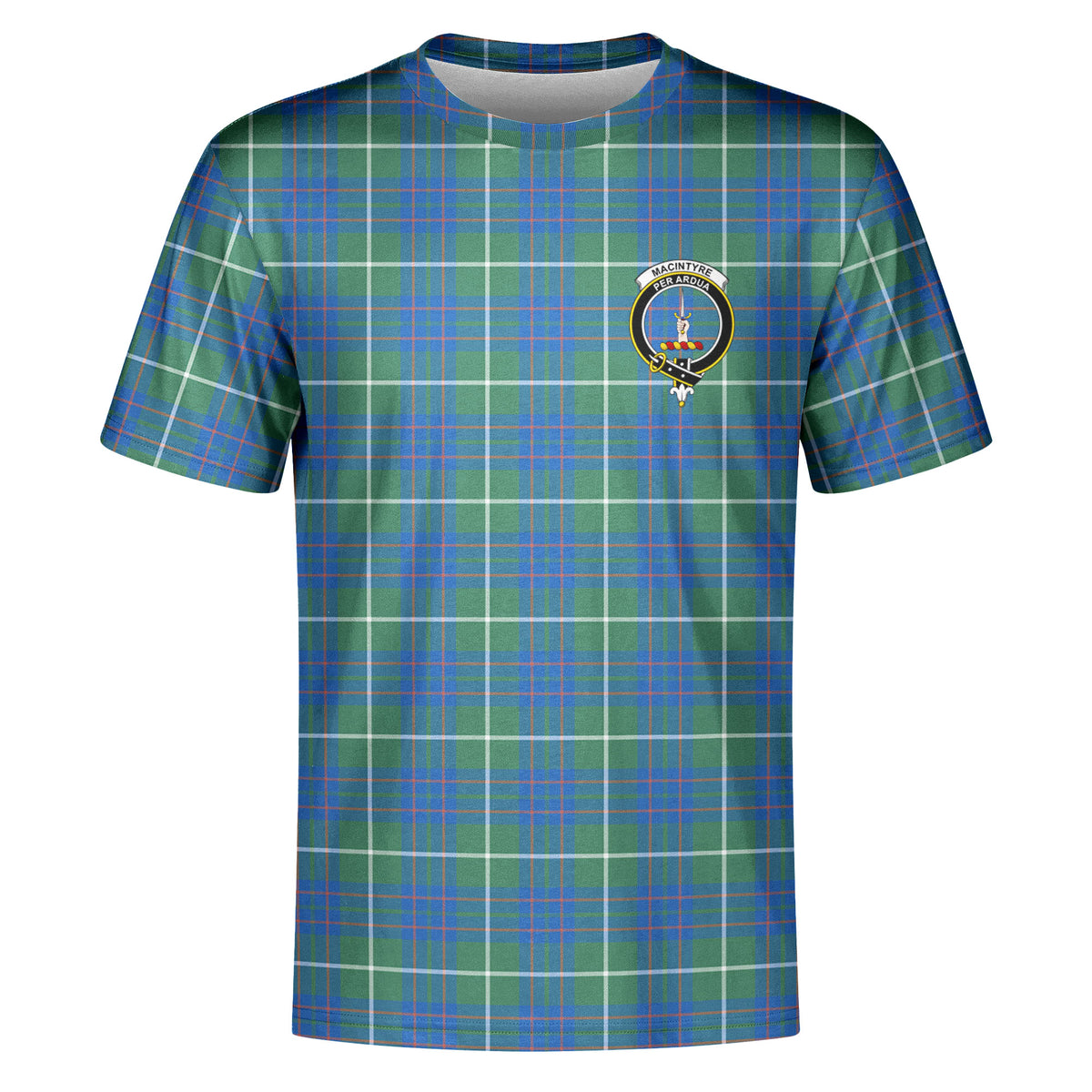 MacIntyre Hunting Ancient Tartan Crest T-shirt