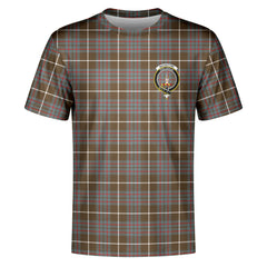 MacIntyre Hunting Weathered Tartan Crest T-shirt