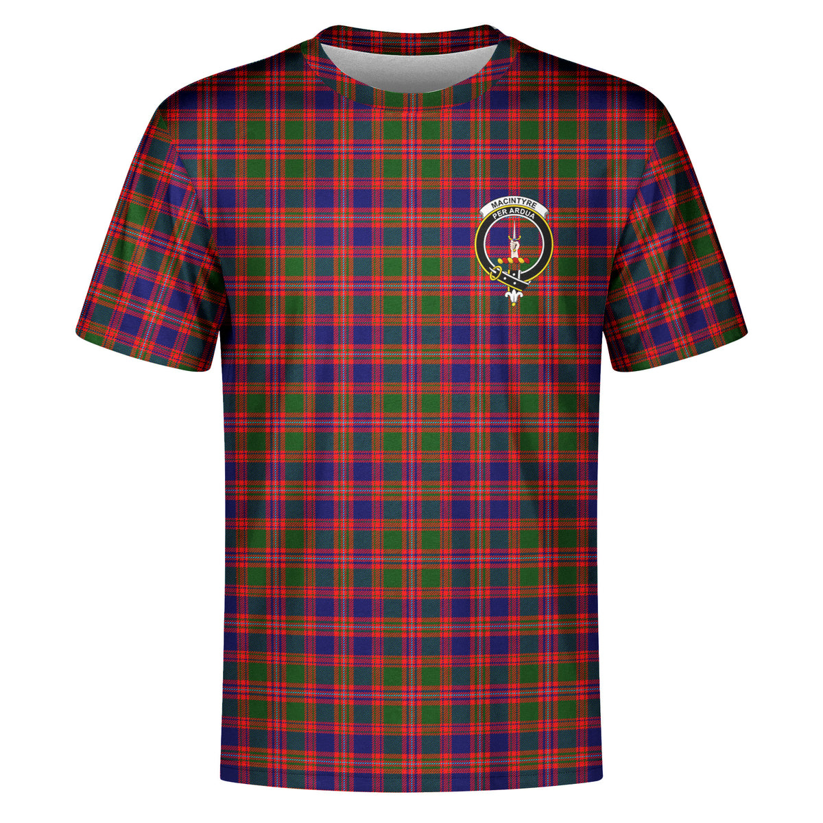 MacIntyre Modern Tartan Crest T-shirt