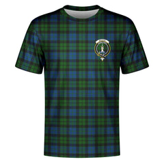 MacKay Modern Tartan Crest T-shirt