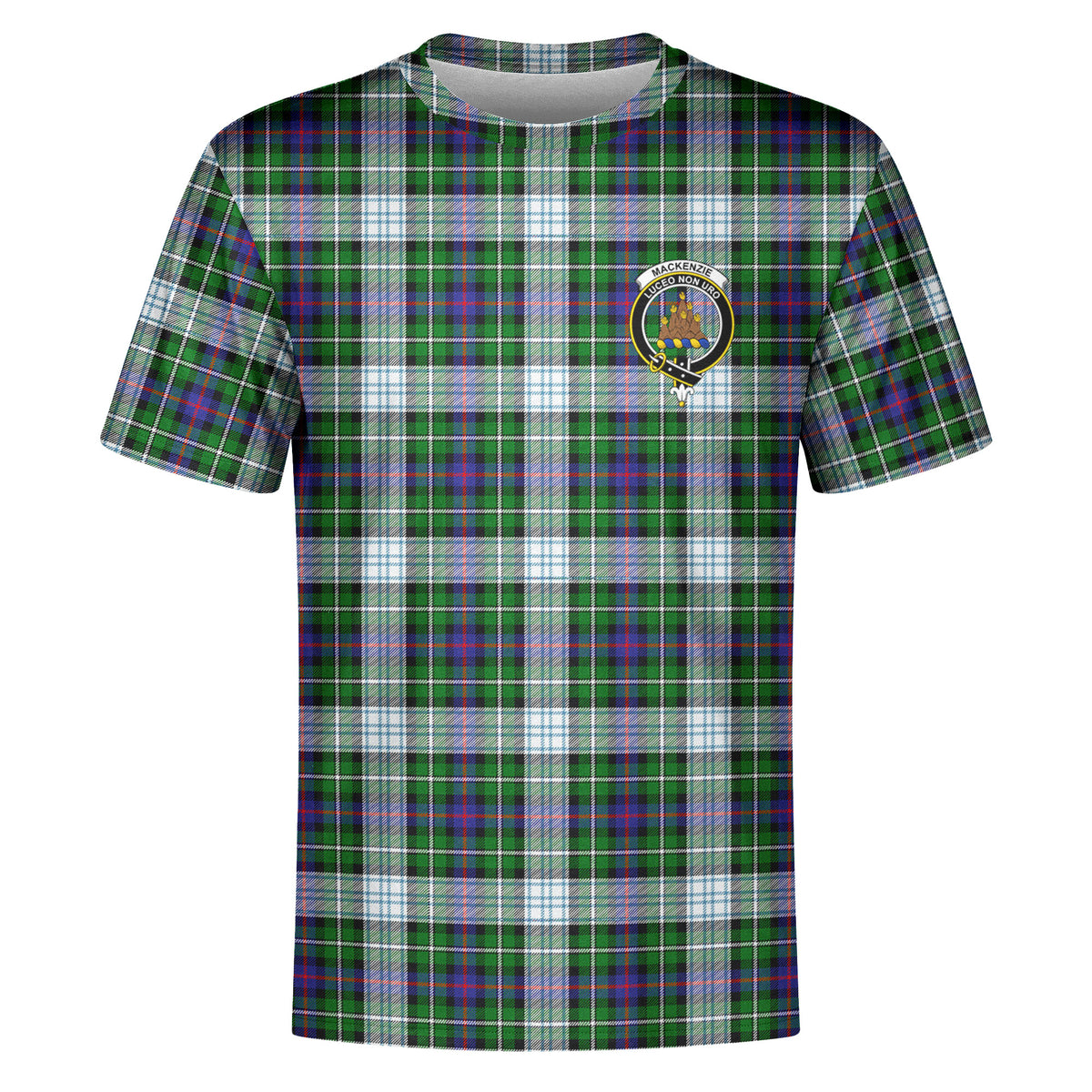 MacKenzie Dress Modern Tartan Crest T-shirt