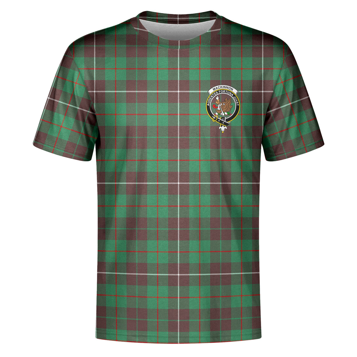 MacKinnon Hunting Ancient Tartan Crest T-shirt