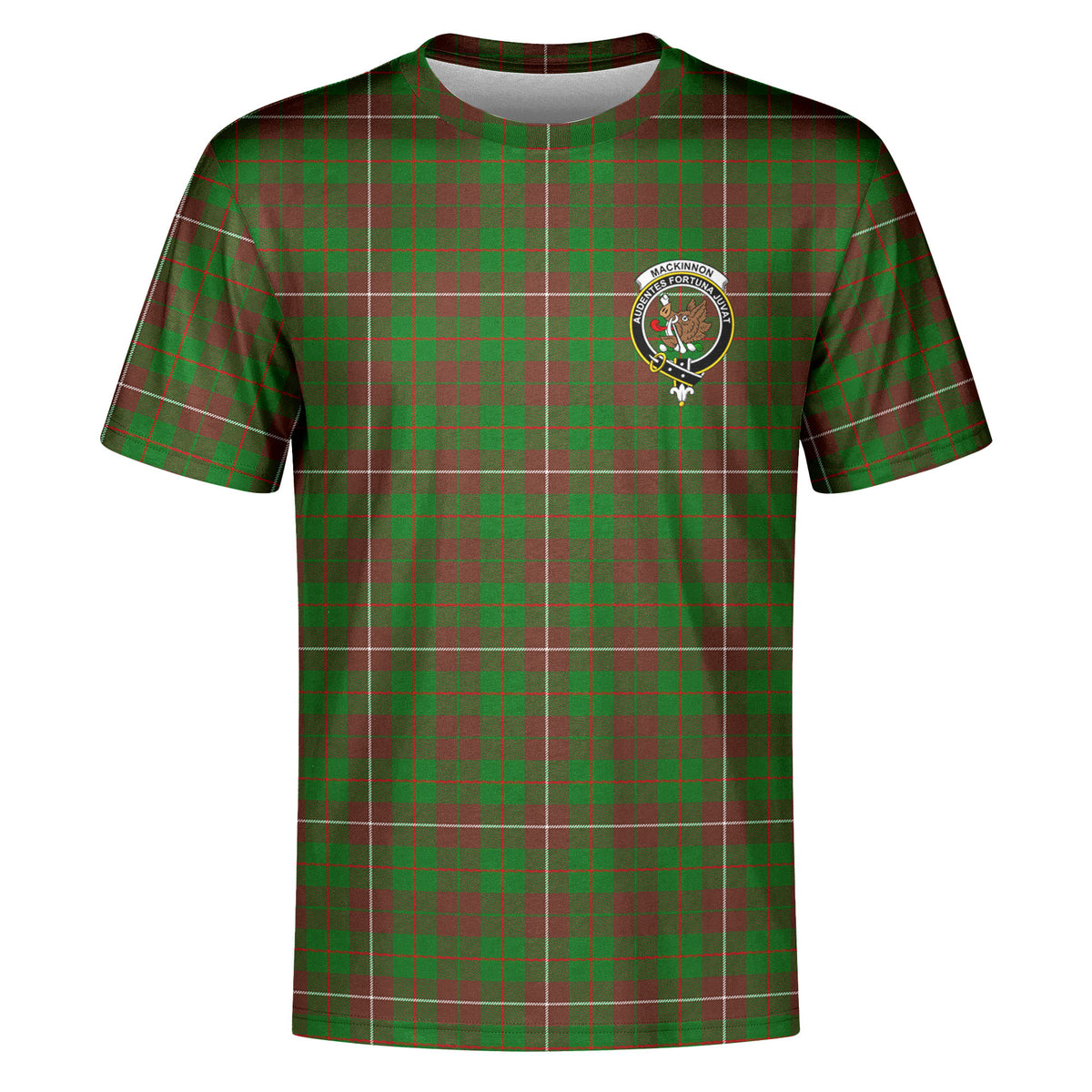 MacKinnon Hunting Modern Tartan Crest T-shirt