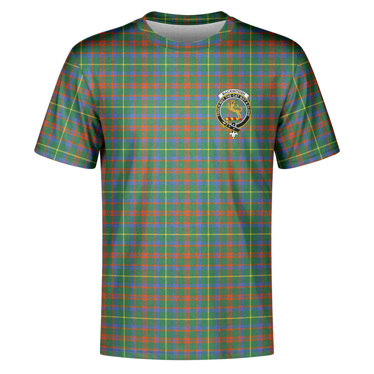 MacKintosh Hunting Ancient Tartan Crest T-shirt