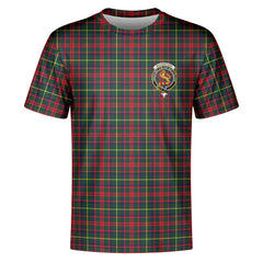 MacKintosh Hunting Modern Tartan Crest T-shirt