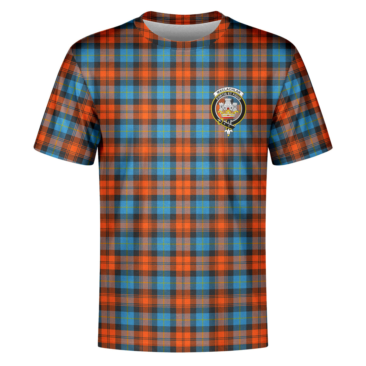 MacLachlan Ancient Tartan Crest T-shirt